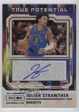 2023-24 Panini Recon True Potential Signatures 50/149 Julian Strawther Auto cf5