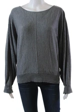 Stockholm Atelier & Other Stories Women's Dolman Sleeves Blouse Gray Size L