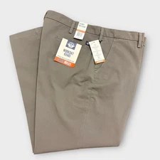Dockers Workday Khaki 44x30 Big & Tall Classic SmartFlex Pants Flex Waist NWT