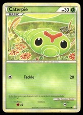Pokemon Tcg Caterpie #57 Pokemon HeartGold & SoulSilver MP on eBay