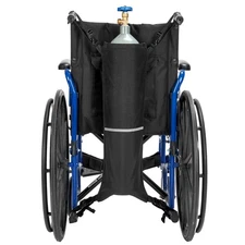 JOYTUTUS Oxygen Tank Holder for Wheelchair, Portable D  E Cylinder Transport ...