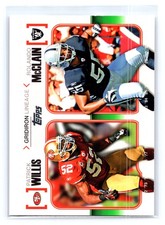 2010 Topps Patrick Willis / Rolando McClain Gridiron Lineage #GL-WM