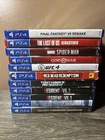 PlayStation 4 Lot Of 11 Games AA TITLES god Of War Red Dead Resident Evil COD