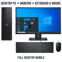 Windows 11 Pro Desktop PC Bundle CORE i7 64GB RAM 2TB SSD HDMI WIFI DVD Computer
