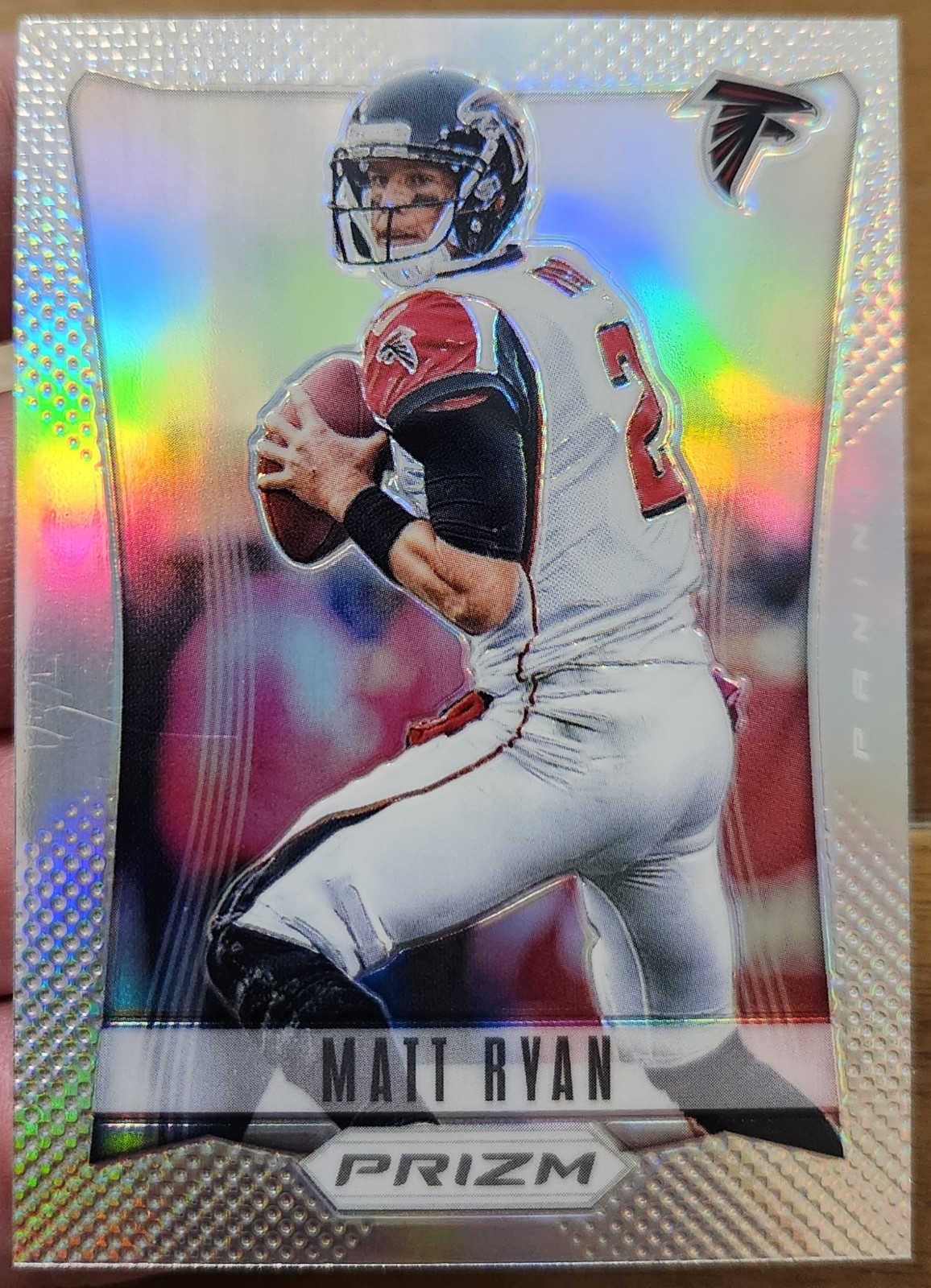 MATT RYAN 2012 PRIZM FOOTBALL SILVER PRIZMS REFRACTOR RARE