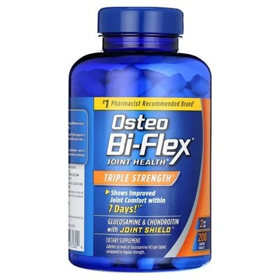 Osteo Bi-Flex Triple Strength, 200 Tablets NEW/SEALED Fast free shipping