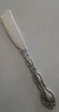 Vintage Sterling Silver Alvin Spreader French Scroll