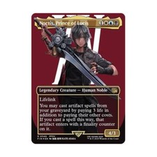 WotC Universes Beyond: FI  Noctis, Prince of Lucis (Borderless) (Surge Foil NM