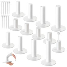 23 Pieces Rubber Golf Tees Set Tees Holders for Driving Range Mats Value Rubb...
