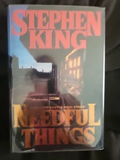 NEEDFUL THINGS BY STEPHEN KING HC BOOK VIKING 1st ED, 1st PRINT 1991 CASTLE ROCK
