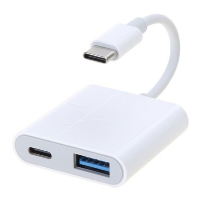 2 In 1 Type-C OTGAdapter with Power 30W PD Fast Charging USB 3.0OTG Splitters