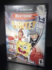 CIB Nicktoons Unite (Nintendo GameCube, 2005) Complete MANUAL *TESTED*