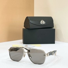MAYBACH THE SAME I Gold Pink / Grey Gradient 140mm Navigator Sunglasses New