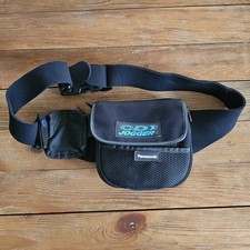 Panasonic CD Jogger Belt Adjustable CD Player Carry Fanny Waist Pack Black Y2K
