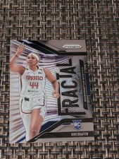 2025 Panini Prizm WNBA Kiki Iriafen #12 Fractal Rookie RC Washington Mystics