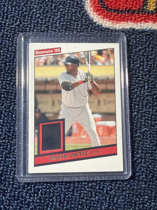 2026 Donruss Baseball - David Ortiz Retro Materials