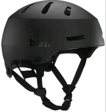 Bern Macon 2.0 EZ-FIT Bike Helmet In Matte Black Size S NWB