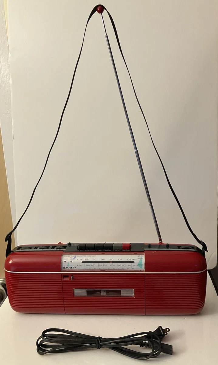 Sharp Red Portable Stereos & Boomboxes for sale | eBay
