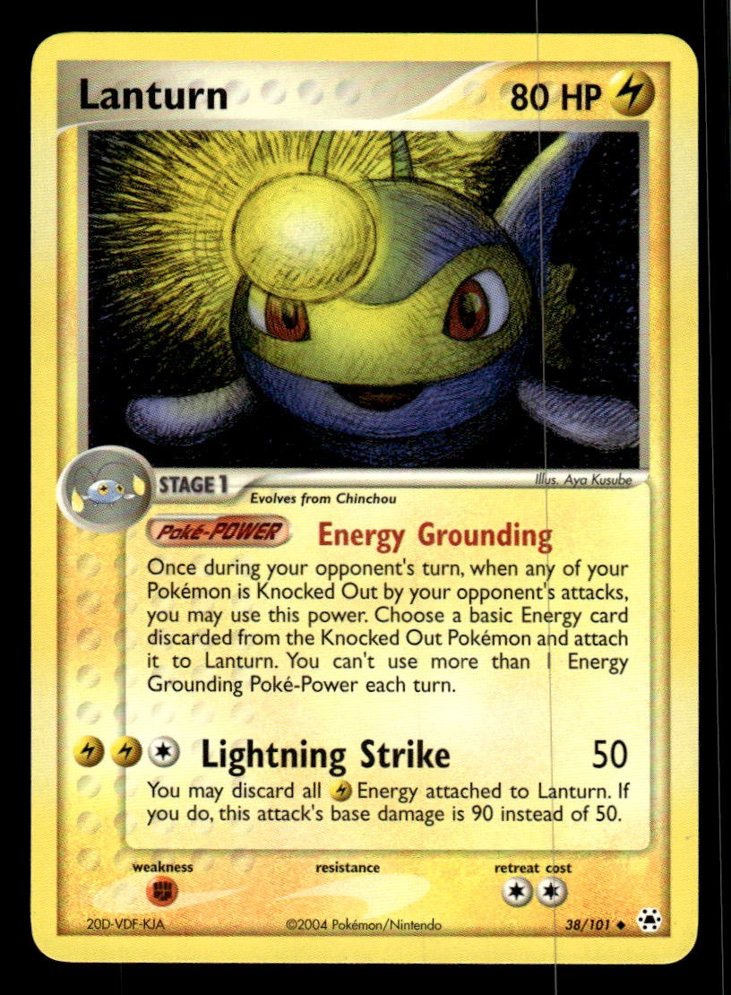 Pokemon TCG EX Hidden Legends #38/101 Lanturn NM