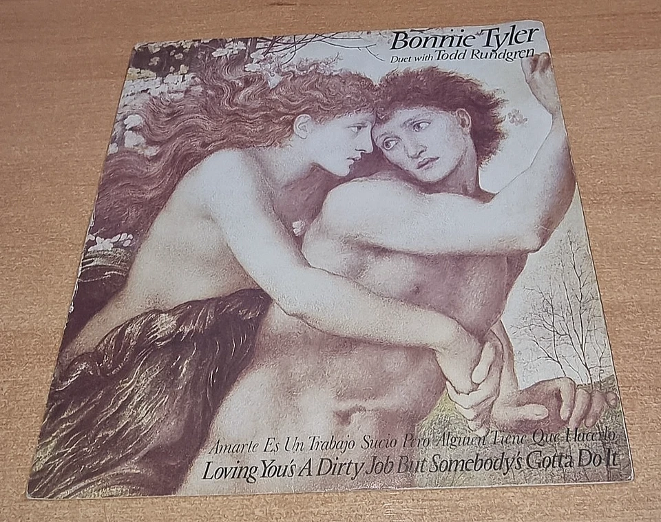 BONNIE TYLER & TODD RUNDGREN Loving you's 7" SPAIN PROMO SINGLE VINYL VERY RARE - Image 3 of 3
