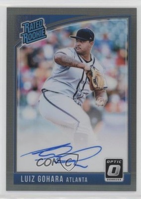 2018 Panini Donruss Optic Black Prizm 21/25 Luiz Gohara #RRS-LG Auto RC 5l1