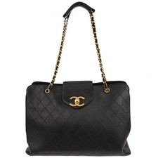 Chanel Black Lambskin Bicolore Supermodel Shoulder Bag 126205