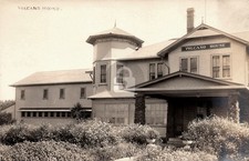 Kilauea Hawaii c1920s Volcano House Hotel Edificio RPPC Foto Postal COPIA