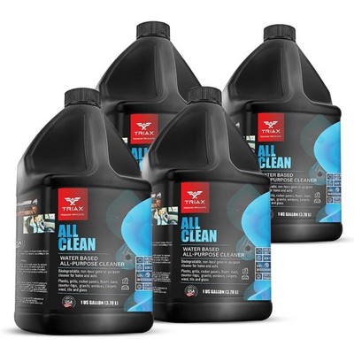 TRIAX All-Clean Professional Grade, Multi-Purpose, Non-Toxic Cleaner (1gal-4pk)