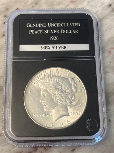 1926 Peace Silver Dollar $1 Silver Coin Genuine Uncirculated 90% Silver