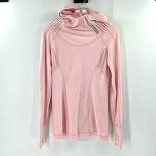 Lululemon Run: Back On Track Pullover - Heathered Pig Pink - 6