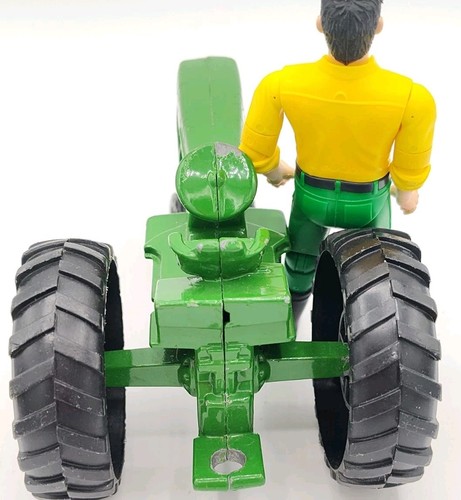 Bruder John Deere ACTION FIGURE 4" & Vtg JOHN DEERE ERTL TRACTOR - Picture 8 of 12