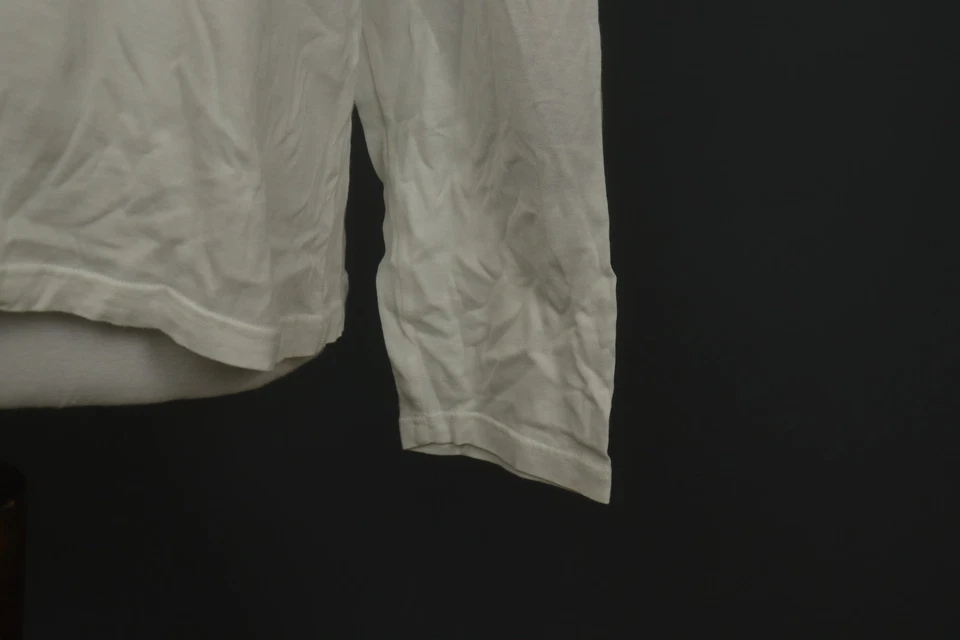 Camisa Pullover Top Stella McCartney Blanca Estampado Gráfico Algodón Manga Larga Talla S Foto 4 de 4