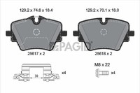 Bremsbelagsatz Scheibenbremse Pagid T2820N FüR BMW X1 U11 X2 U10 2Er Active U06