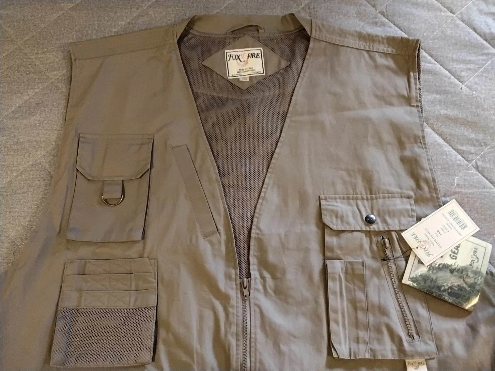 NWT 4XL WALKABOUT CO. FOXFIRE ULTIMATE SAFARI VEST FISHING PHOTO TONS OF POCKETS