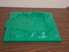 Marx Toys Battleground Terrain Tile Plastic Green Lot 2