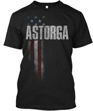 Astorga Family American Flag T-Shirt Made in the USA Size S to 5XL