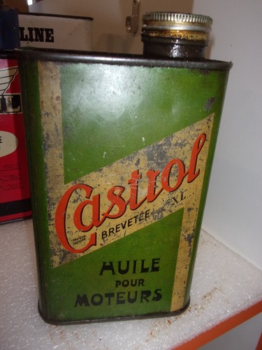 BIDON castrol XL no esso caltex bp shell azur elf simca ford citroen opel