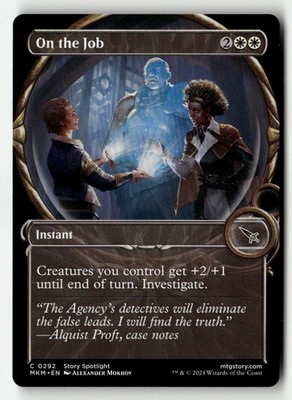 On the Job (Showcase) 292 Common Murders at Karlov Manor Magic: The Gathering NM