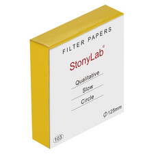 Qualitative Filter Paper, 100 Packs Slow Flow Rate Cellulose Filter Paper Circle