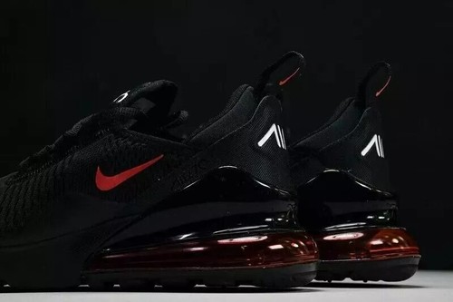 NIKE AIR MAX 270 Black red Men’s Comfort Exercise Limited Stock - Picture 4 of 6