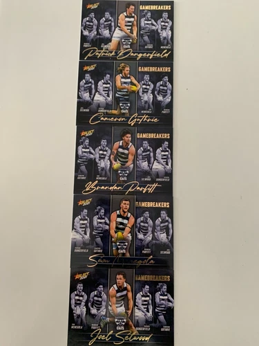 2021 AFL SELECT FOOTY STARS GAMEBREAKERS TEAM SET (5) CARDS (YOU CHOOSE ) - Picture 8 of 19