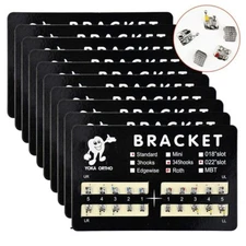 10 Packs Dental Orthodontic Brackets Brace Standard Roth 022 Slot 3-4-5 Hooks Me