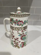 Bridgwood Son England Indian Tree Coffee Tea Pot 