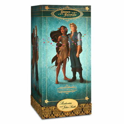 Disney Limited Edition Pocahontas & John Smith Fairytale Designer Doll Set