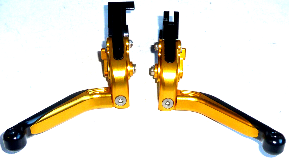 Leviers CNC Longs Or/or Pour Triumph TIGER 1050 (2007-2015) - Amélioration Esthétique Moto - Neuf En Sachet