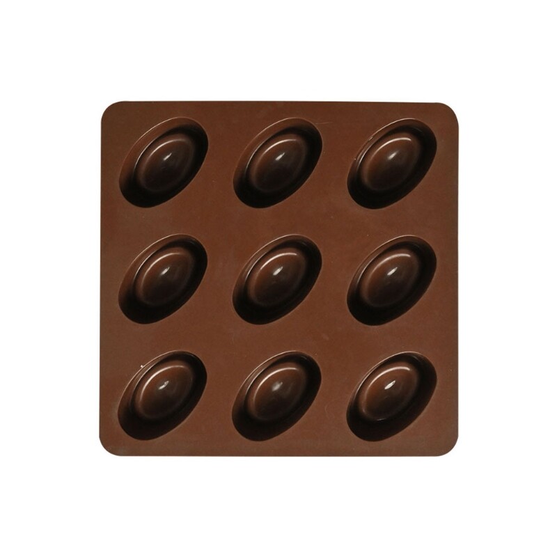 9 Cavities Silicone Moulds Mini Gold Ingot Shapes Cake Chocolate Soap Ice Moulds - Picture 4 of 8