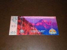 2007 NATIONAL CHAMPIONSHIP FOOTBALL FULL TICKET OHIO STATE VS FLORIDA