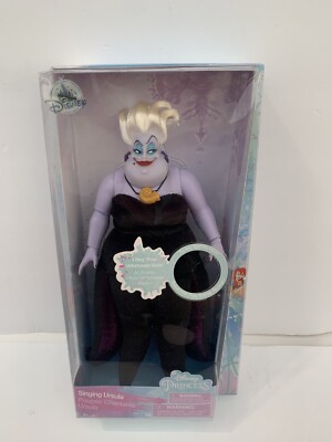 NIB Disney Store Ursula Singing Doll The Little Mermaid Villain