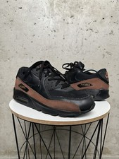 NIKE Air Max 90 Black Brown Leather 2007 Snea...