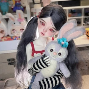 New 1/4 BJD Doll Free Face Make Up Delicate Girl Women Resin Collect Xmas Gifts